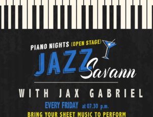 Open Stage by Jax Gabriel – Every Friday at Savann!